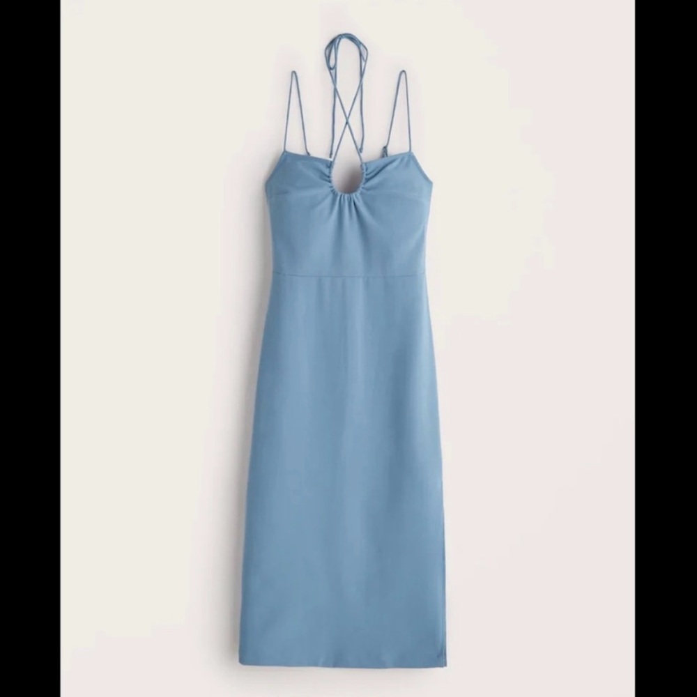 NWOT Blue midi Abercrombie and fitch